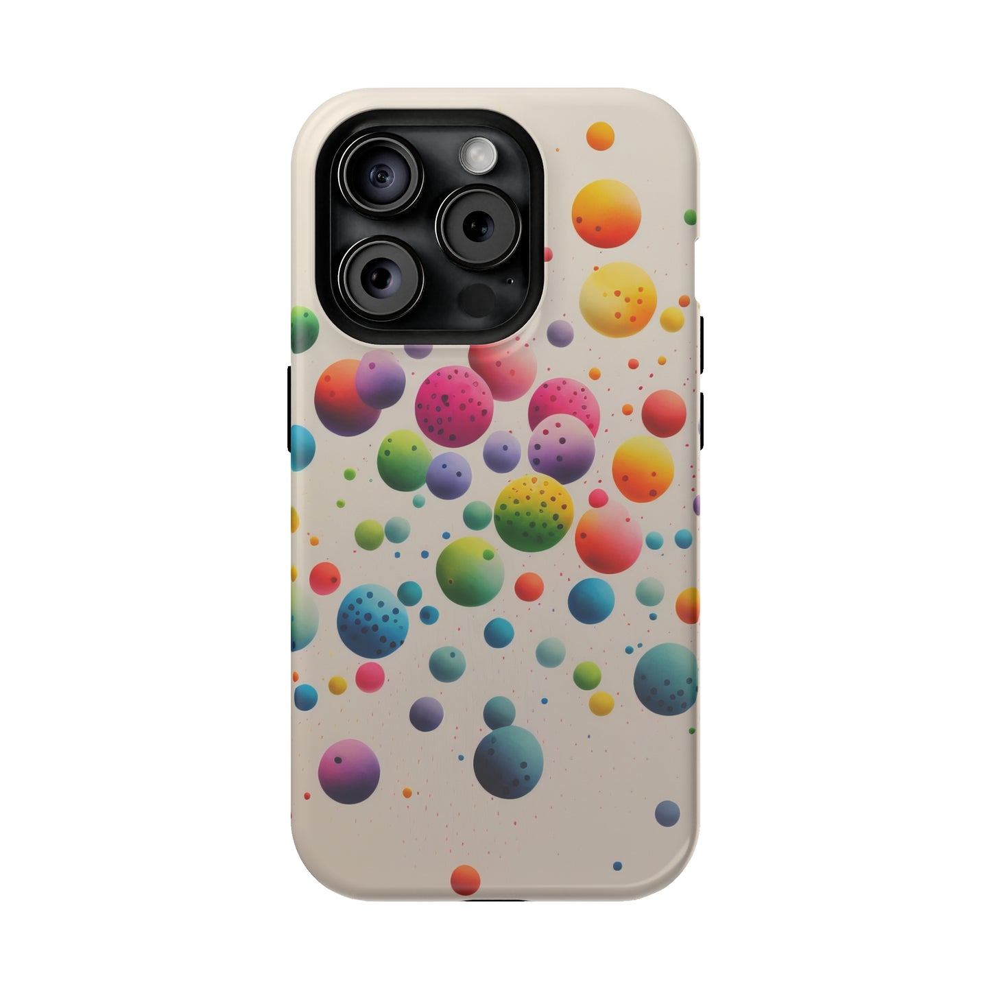 Rainbow Dots MagSafe Tough iPhone Case