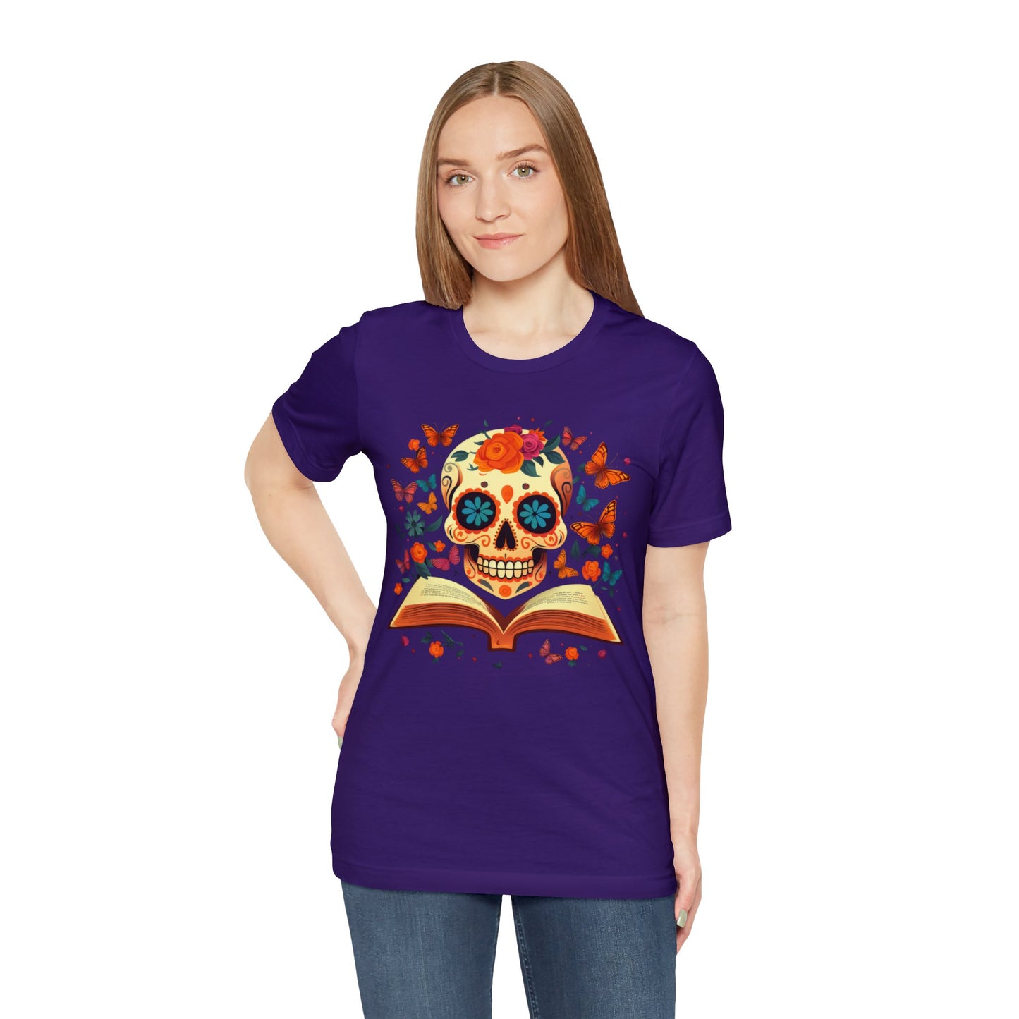Dia de los Muertos Unisex Jersey Short Sleeve Tee