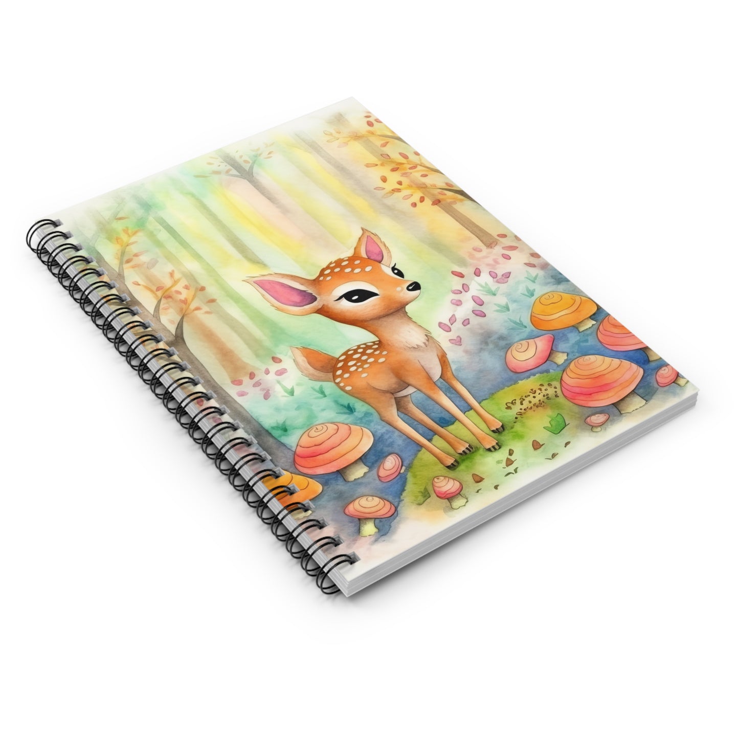 Fawn Spiral Notebook - Ruled Line