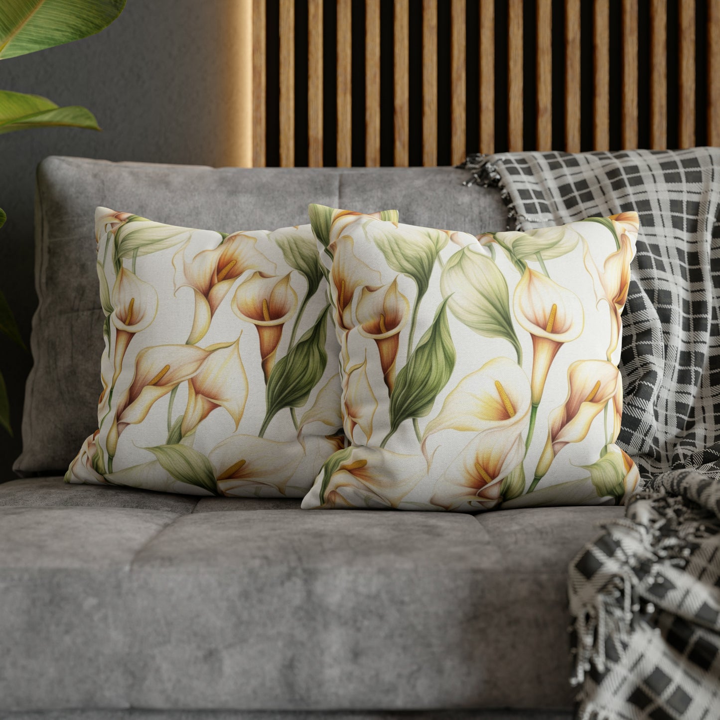 Calla Lily Square Pillow Case