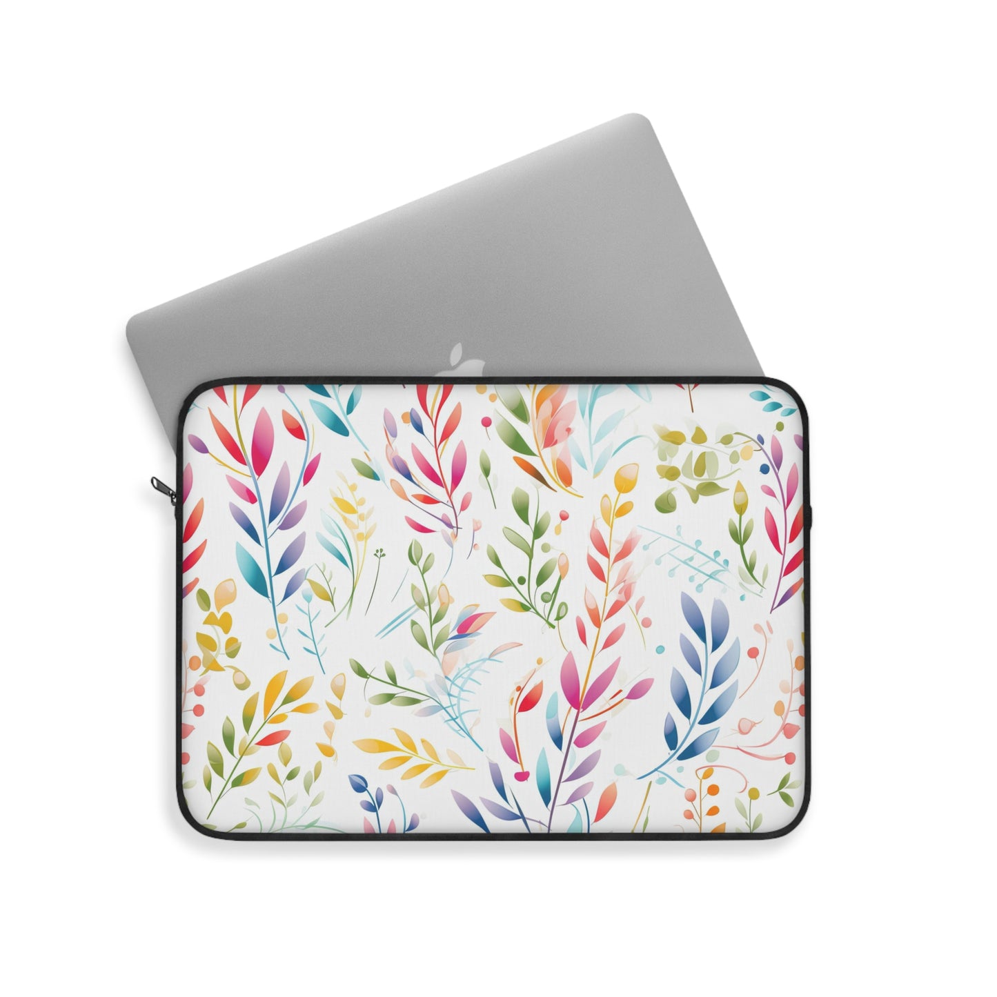 Pastel Leaves Laptop Case / Laptop Sleeve