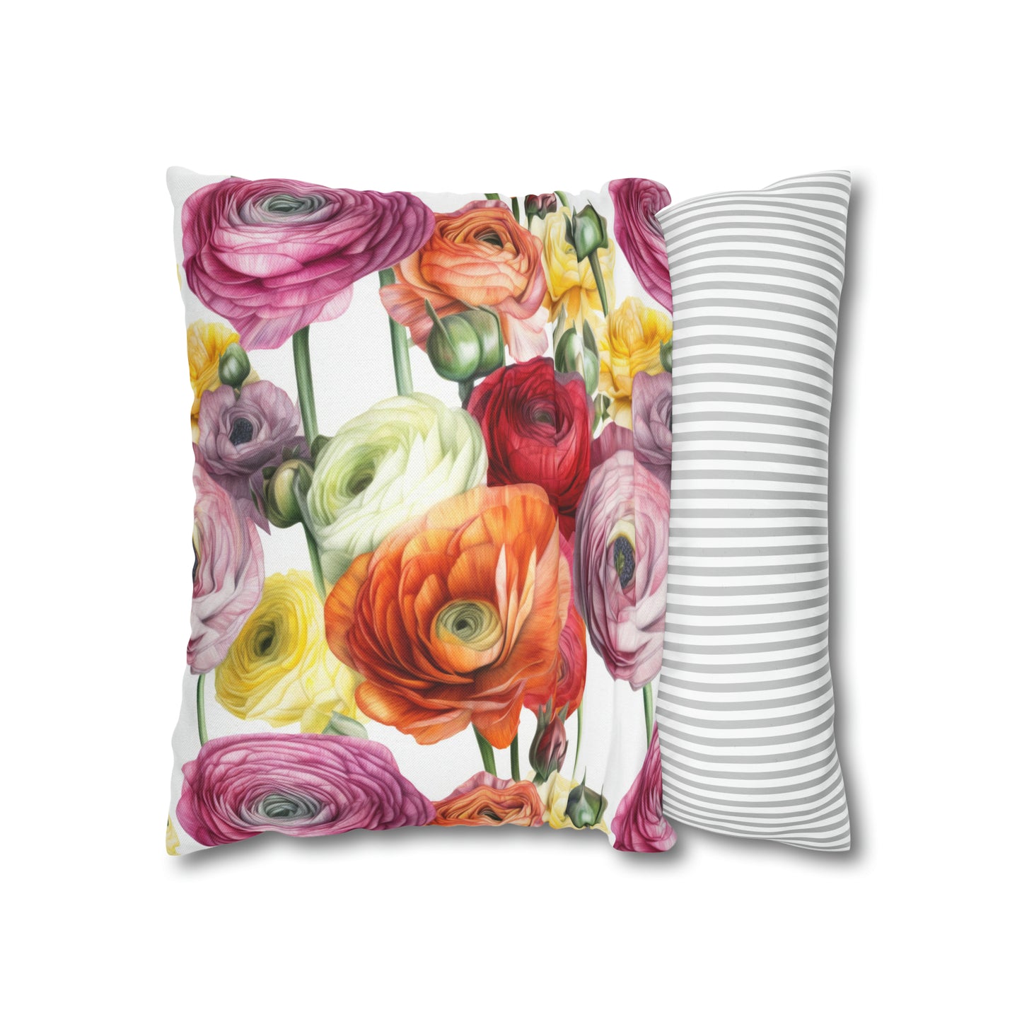 Ranunculus Square Pillow Case