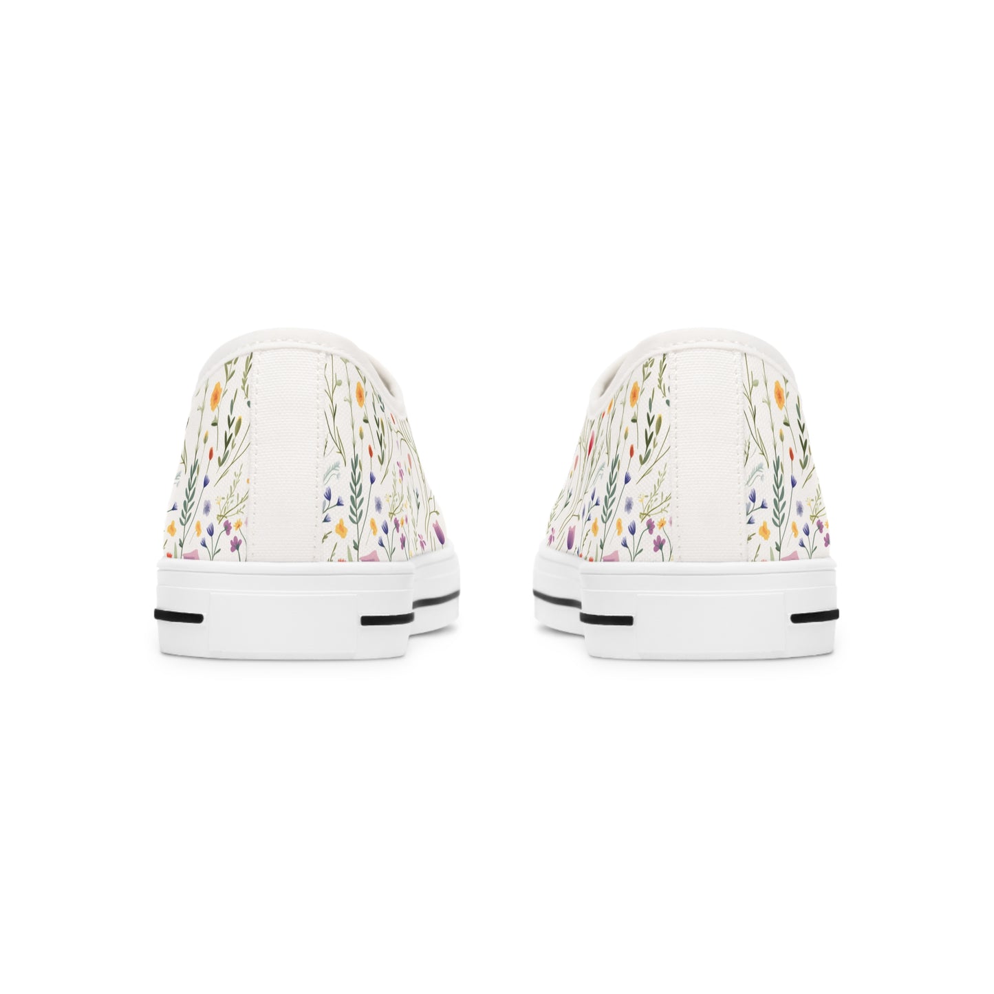 Dainty Wildflowers Women's Low Top Sneakers