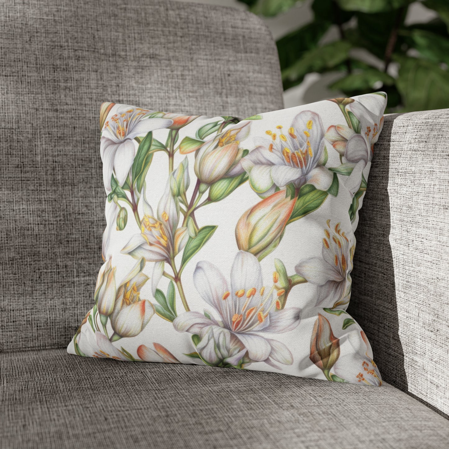 Lilacs Square Pillow Case