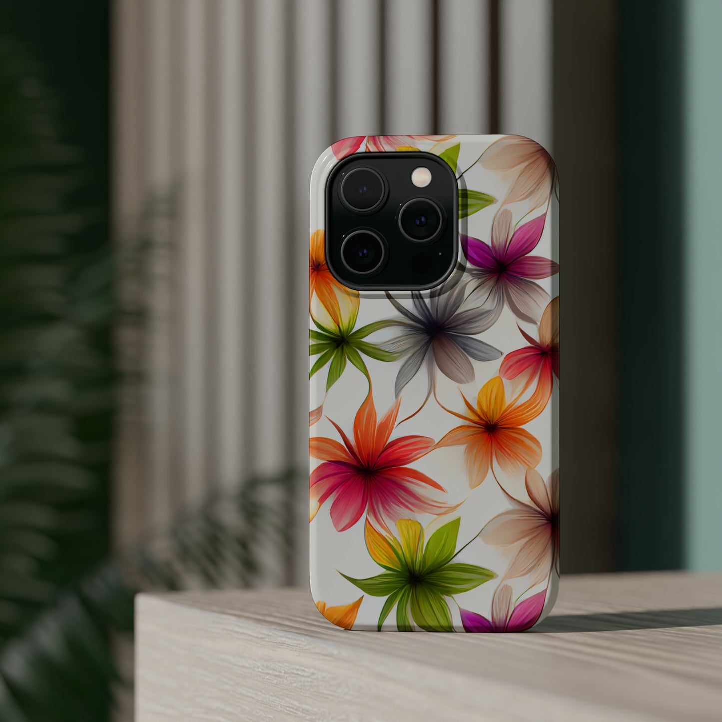 Floral Burst MagSafe Tough iPhone Case