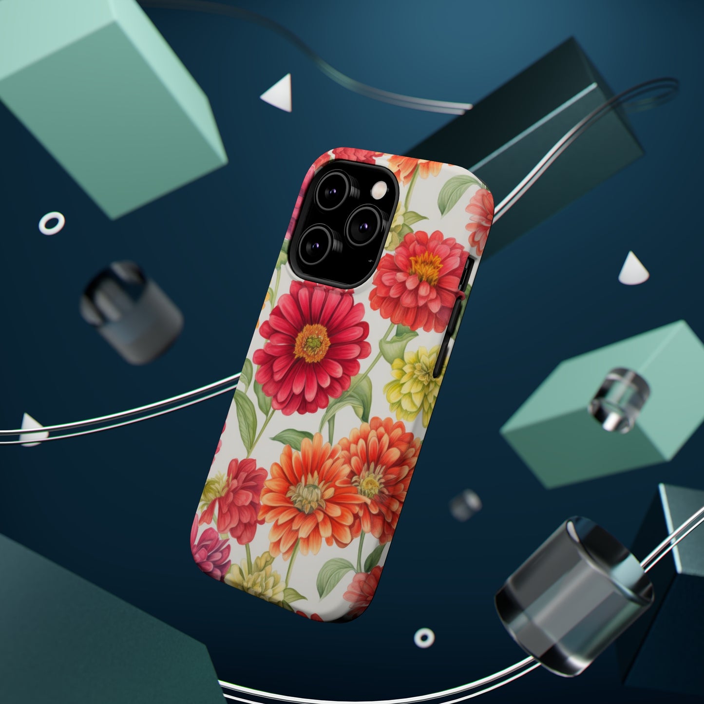 Zinnias MagSafe Tough iPhone Case