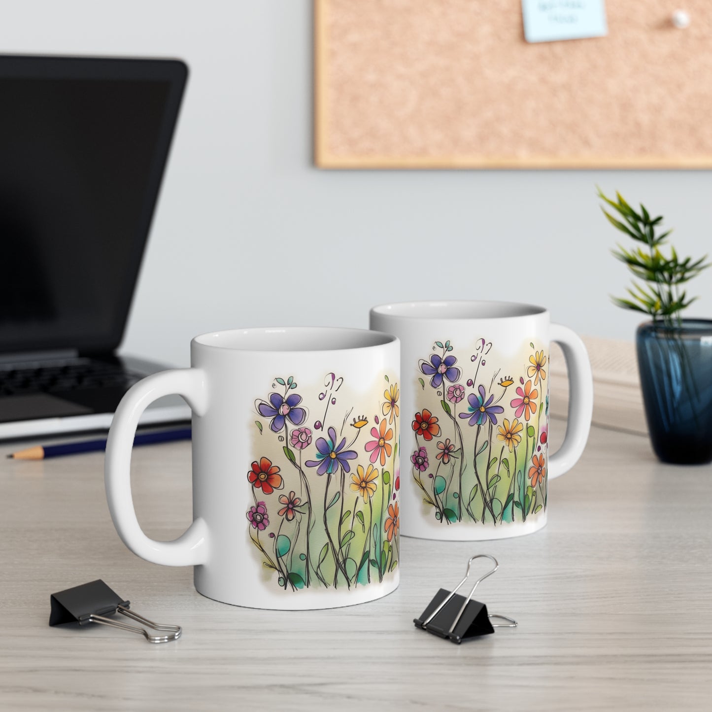 Whimsical Wildflowers 11oz Mug
