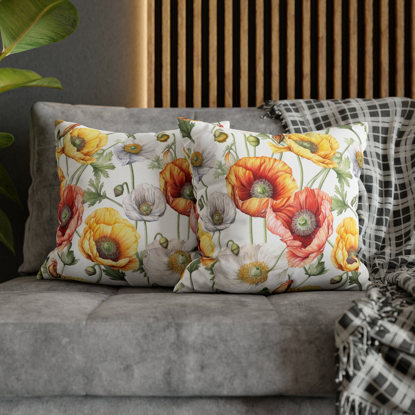 Iceland Poppies Square Pillow Case