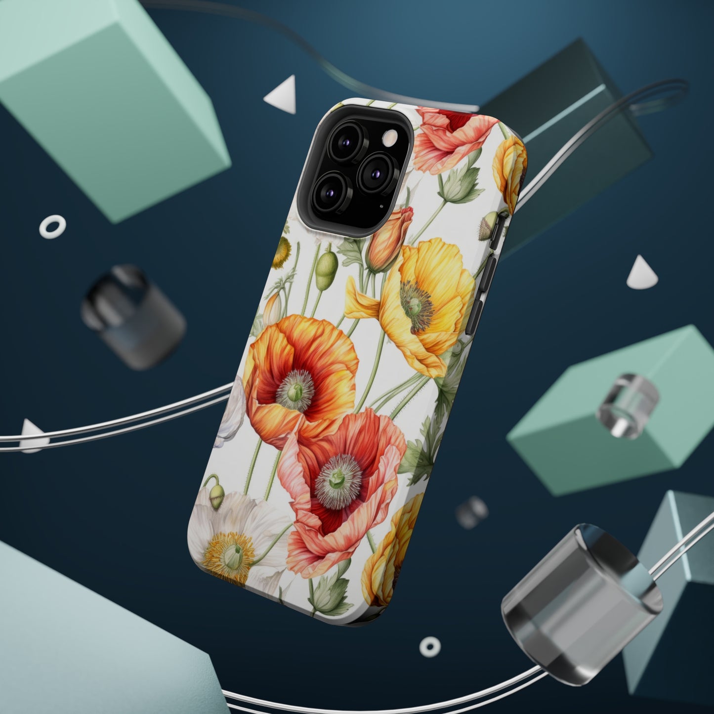 Iceland Poppies MagSafe Tough iPhone Case