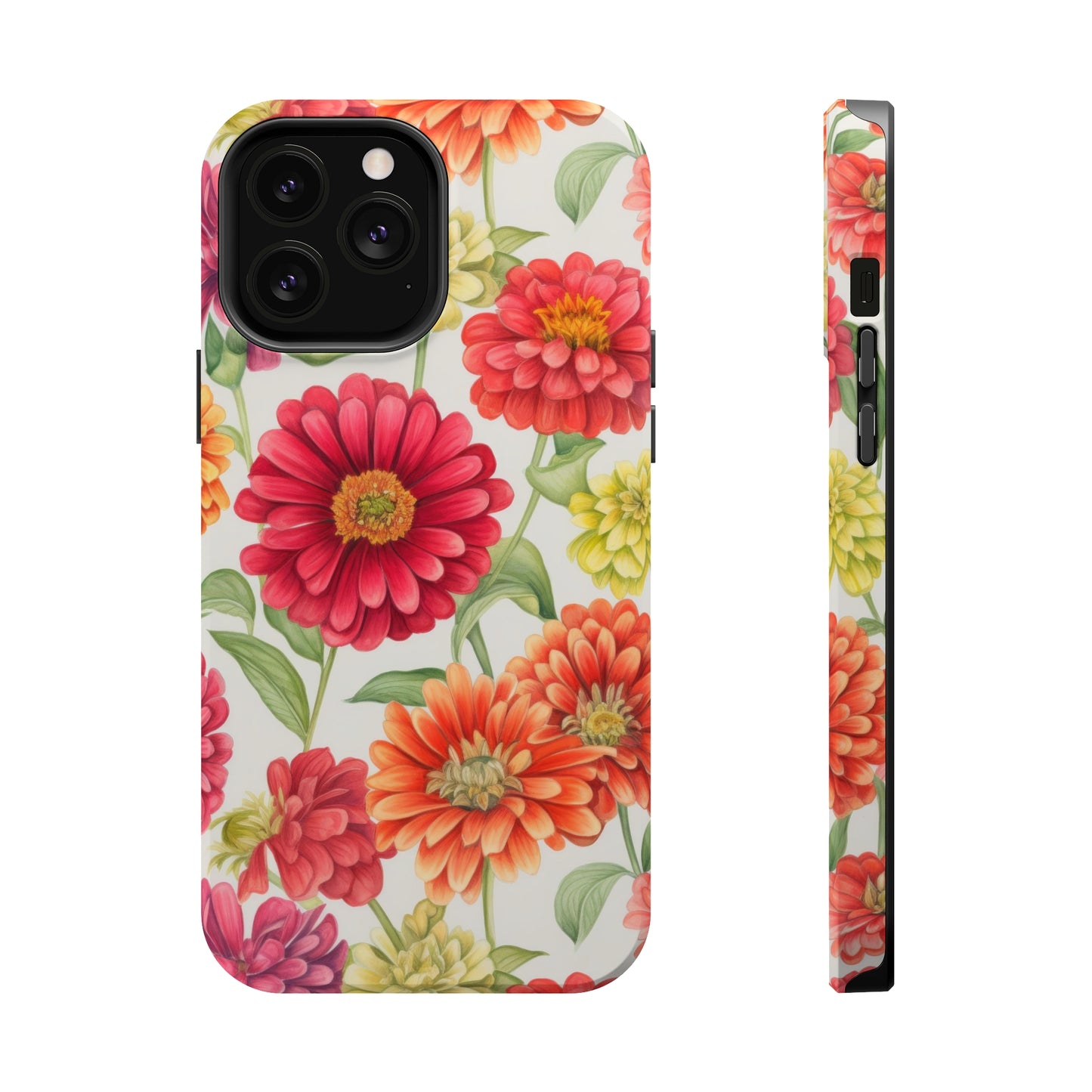 Zinnias MagSafe Tough iPhone Case