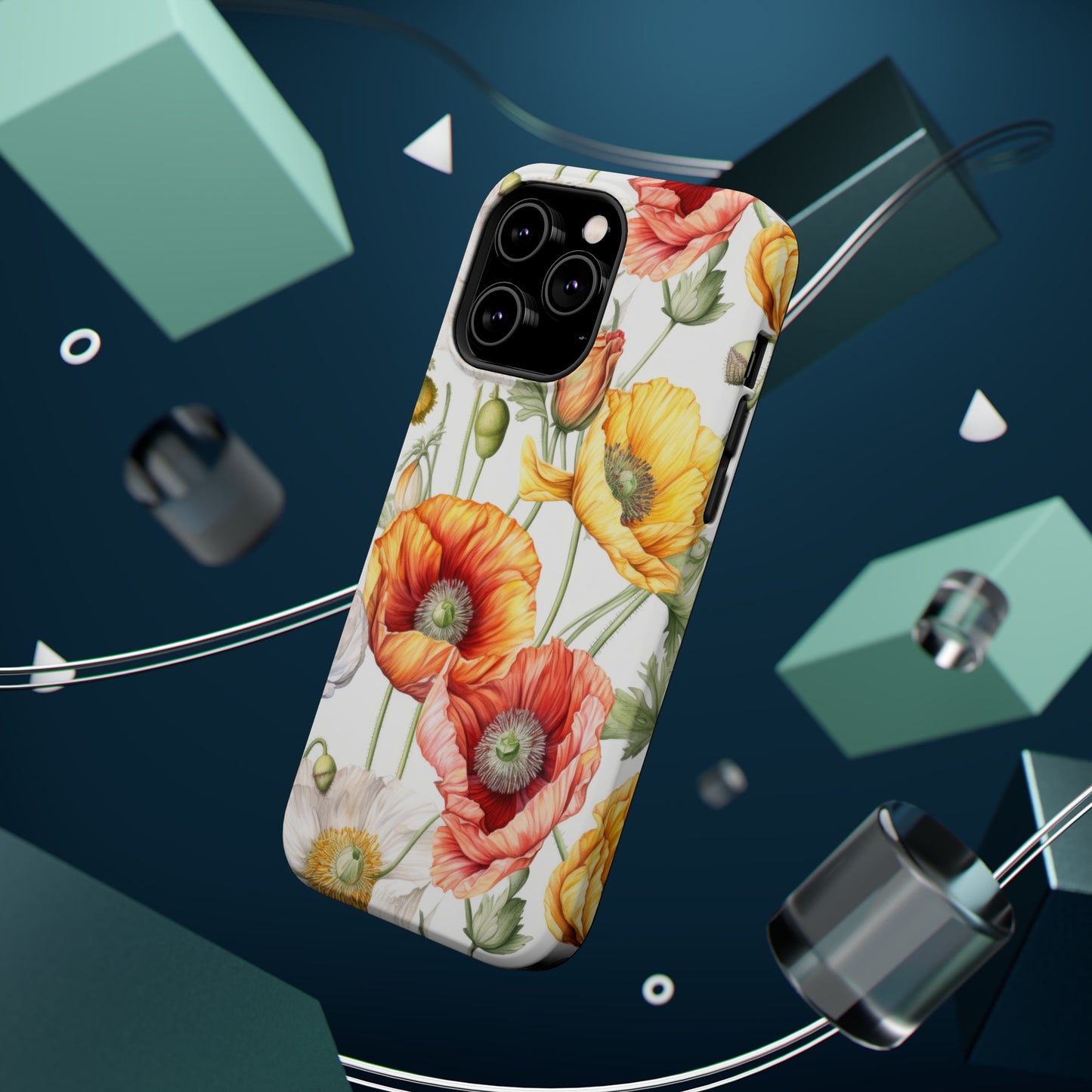 Iceland Poppies MagSafe Tough iPhone Case