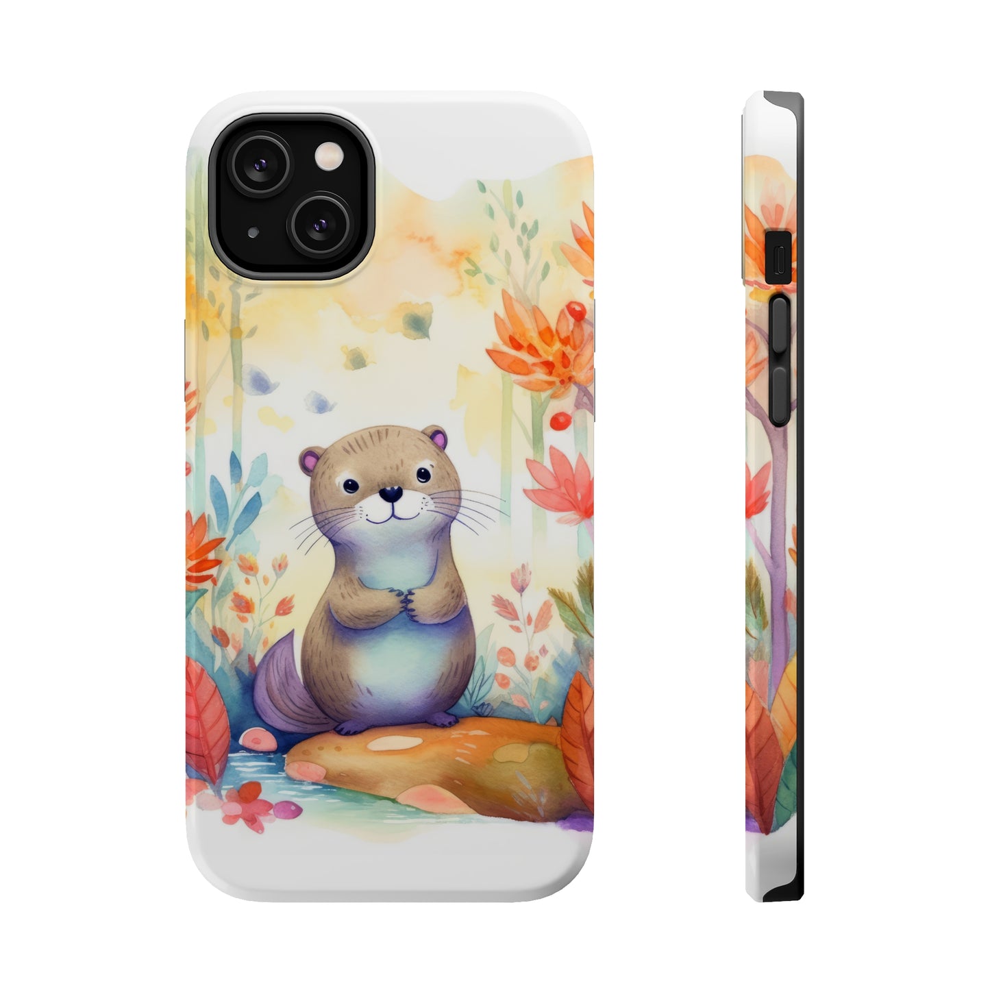 Cute Otter MagSafe Tough iPhone Case