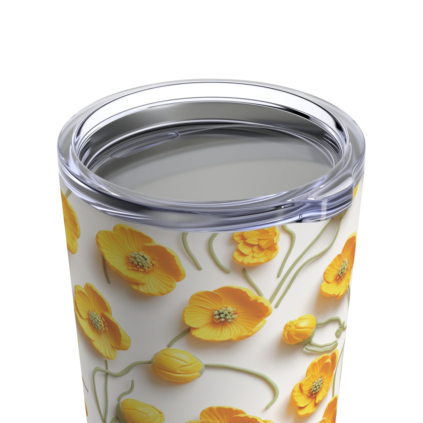 Sculpted Buttercups Tumbler 20oz