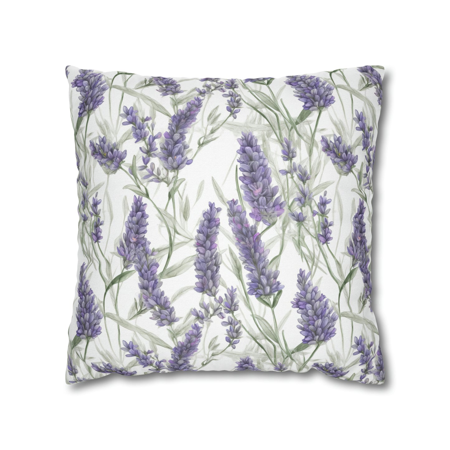 Lavendar Square Pillow Case