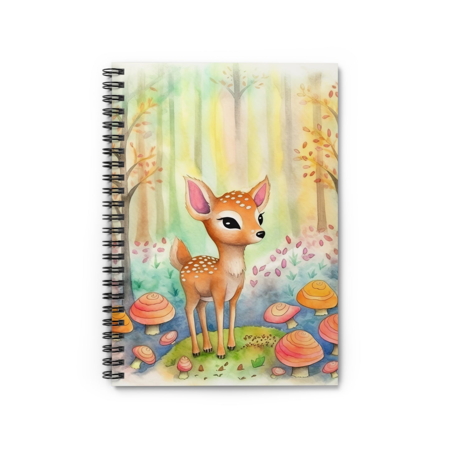 Fawn Spiral Notebook - Ruled Line