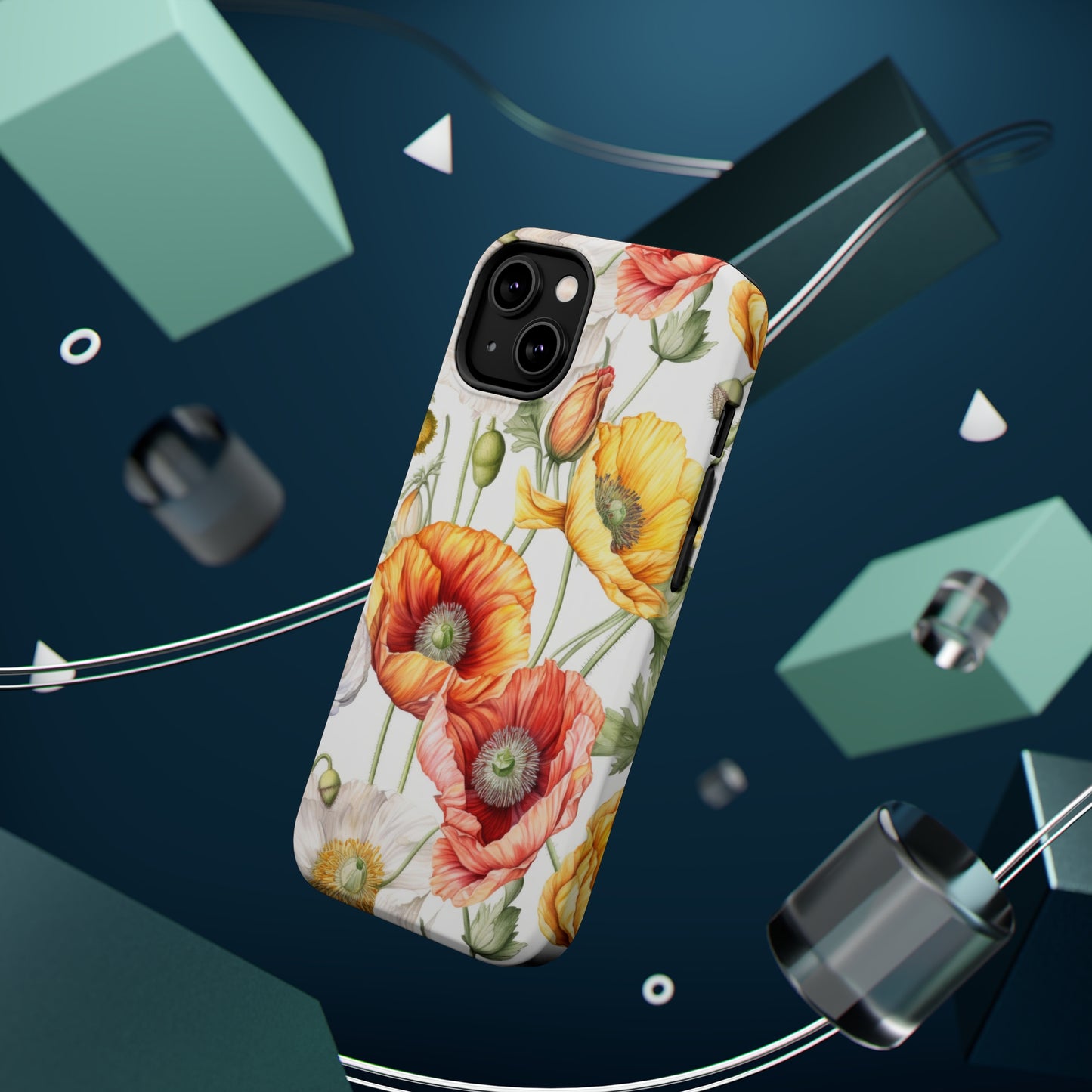 Iceland Poppies MagSafe Tough iPhone Case