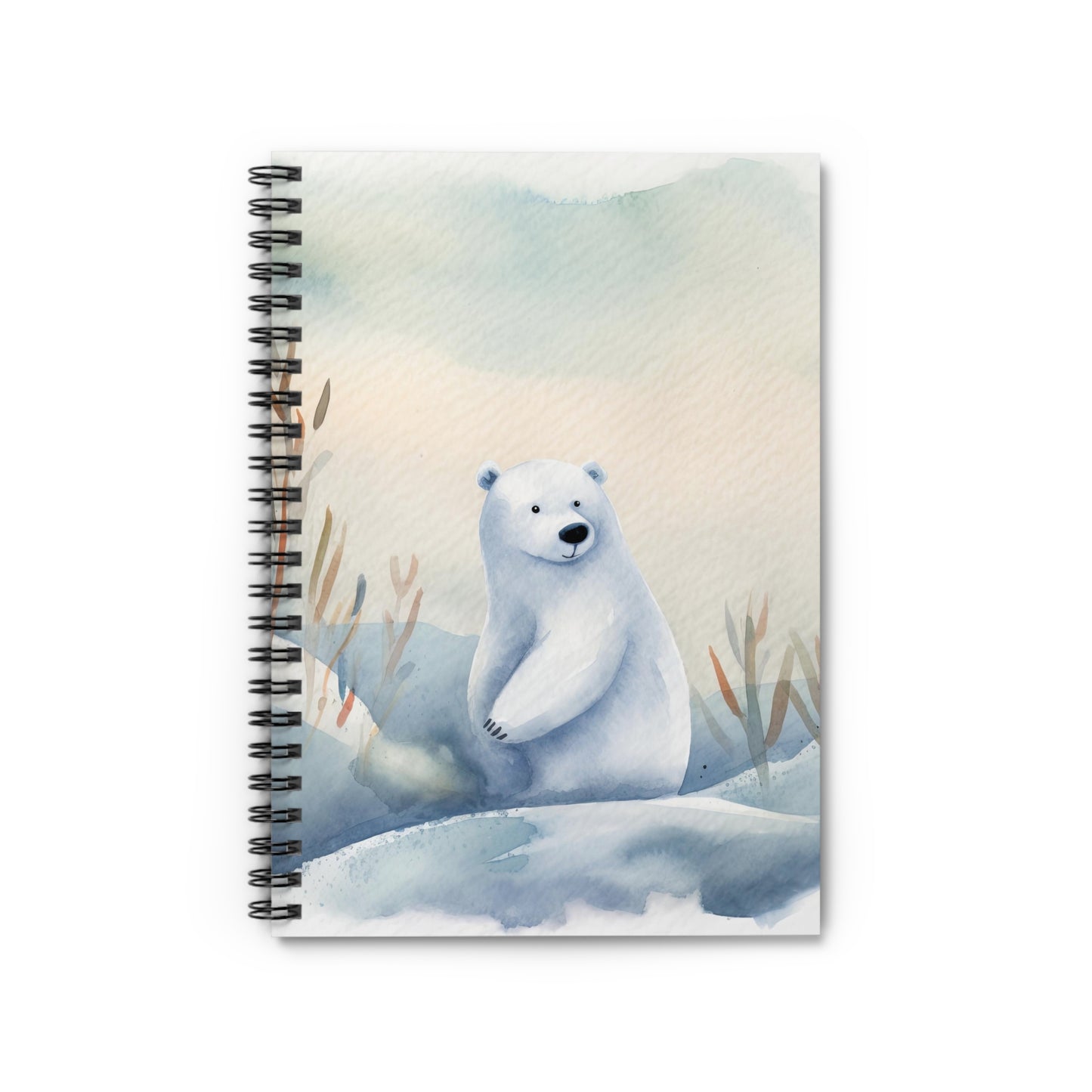 Polar Bear Spiral Notebook - Ruled Line
