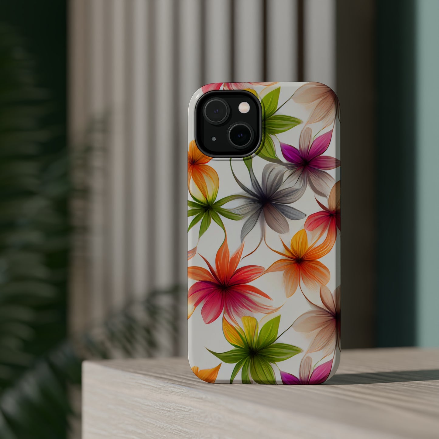 Floral Burst MagSafe Tough iPhone Case