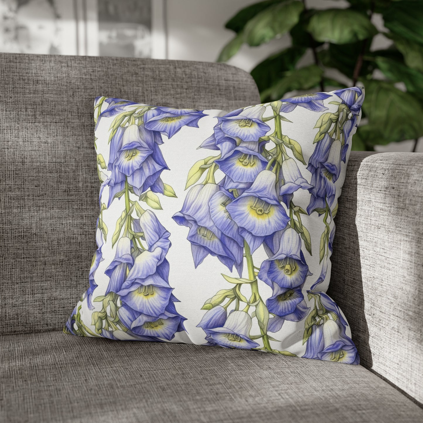 Delphinium Square Pillow Case