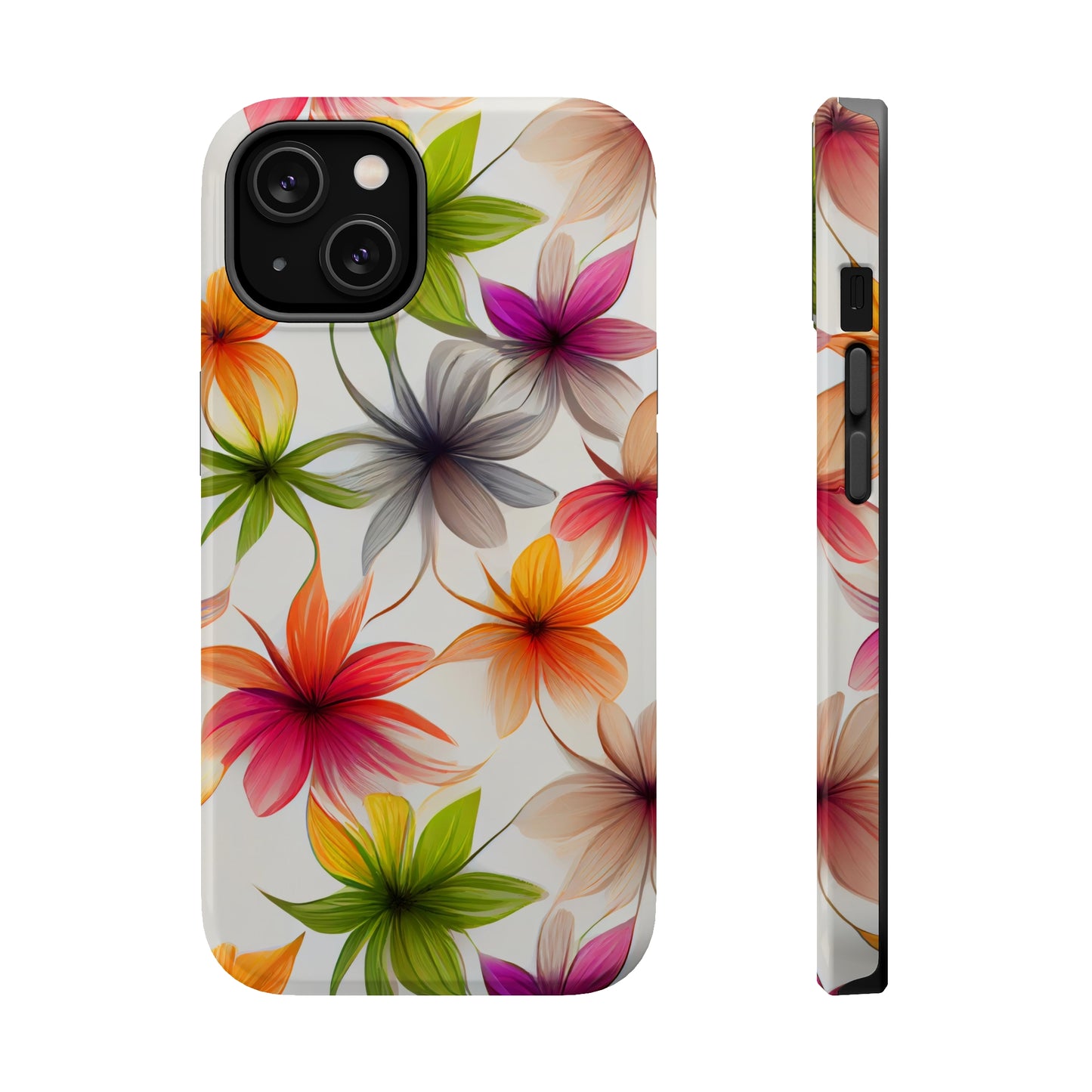 Floral Burst MagSafe Tough iPhone Case
