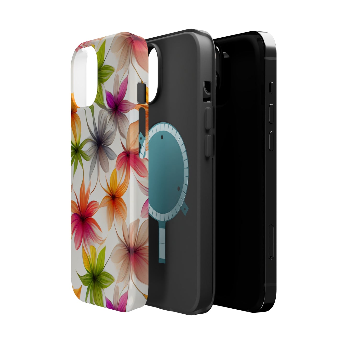 Floral Burst MagSafe Tough iPhone Case