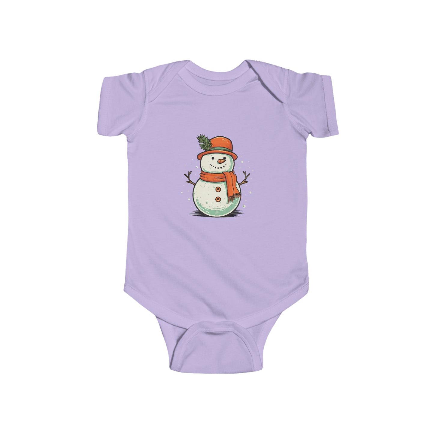 Jolly Snowman Infant Fine Jersey Bodysuit