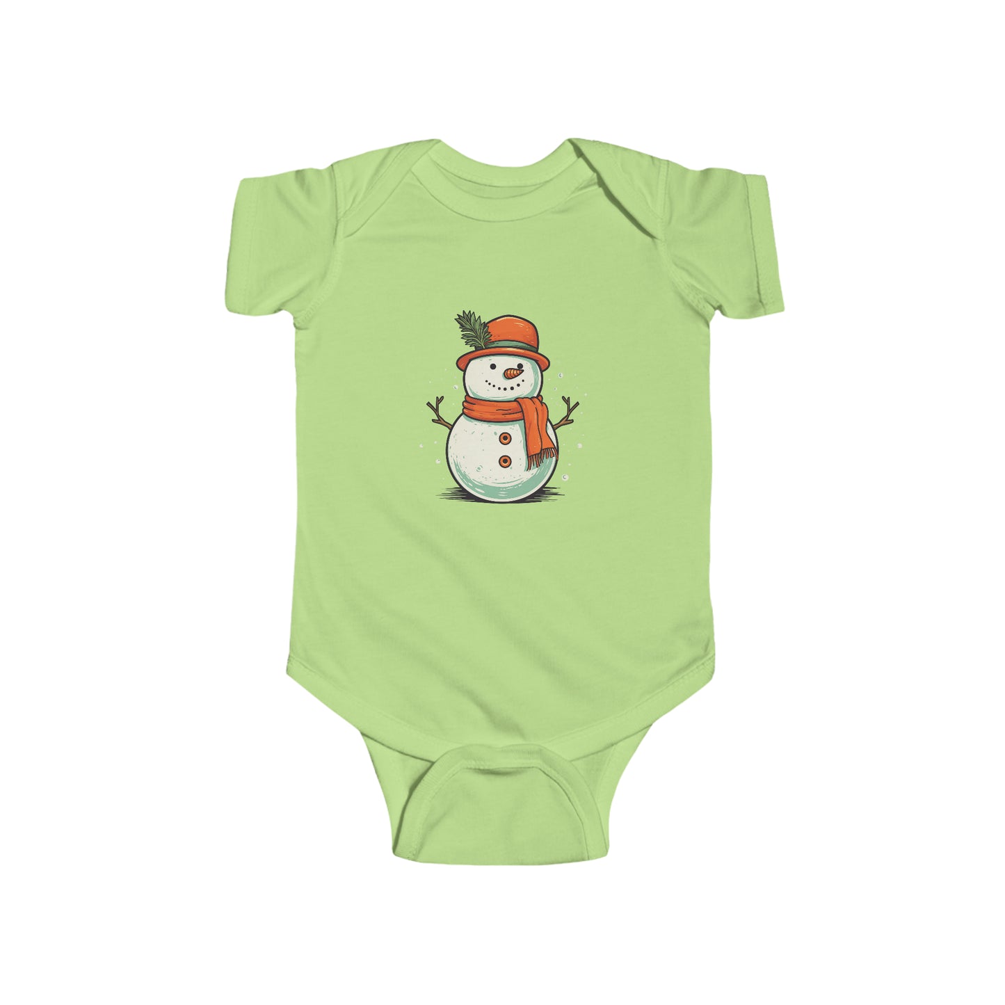 Jolly Snowman Infant Fine Jersey Bodysuit