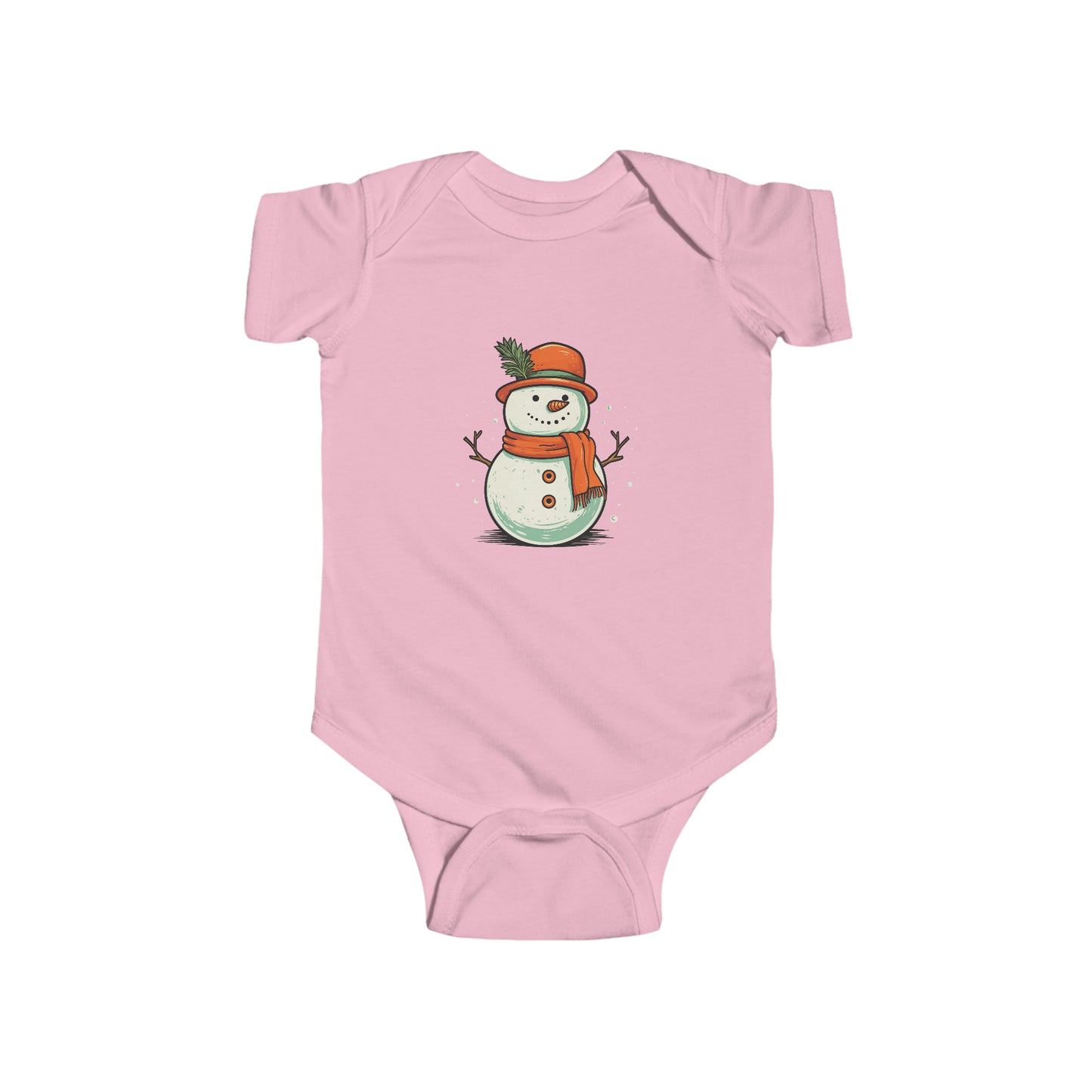 Jolly Snowman Infant Fine Jersey Bodysuit