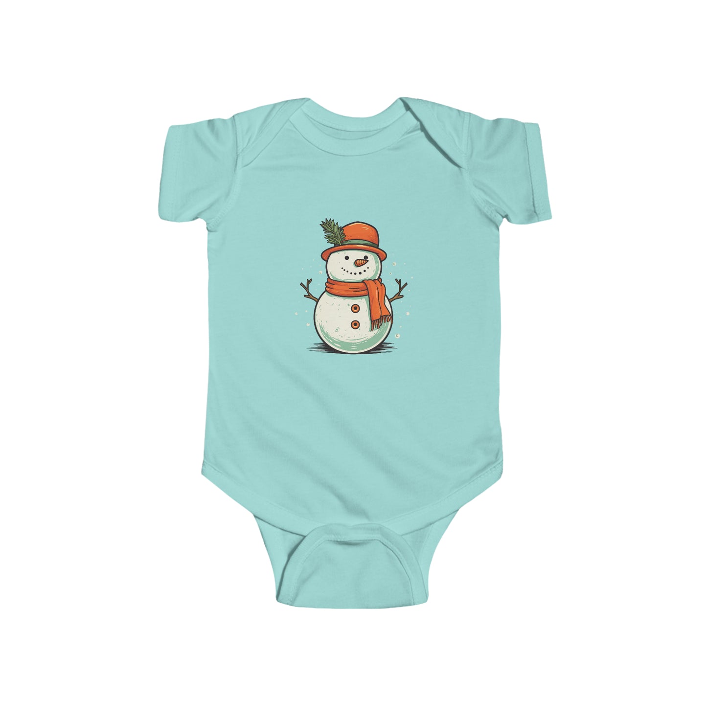 Jolly Snowman Infant Fine Jersey Bodysuit