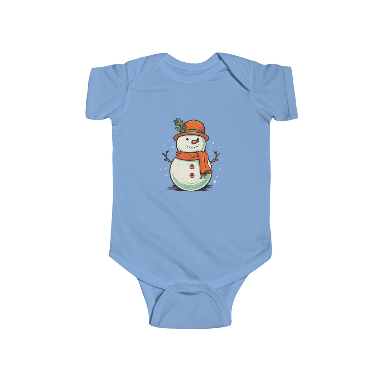 Jolly Snowman Infant Fine Jersey Bodysuit