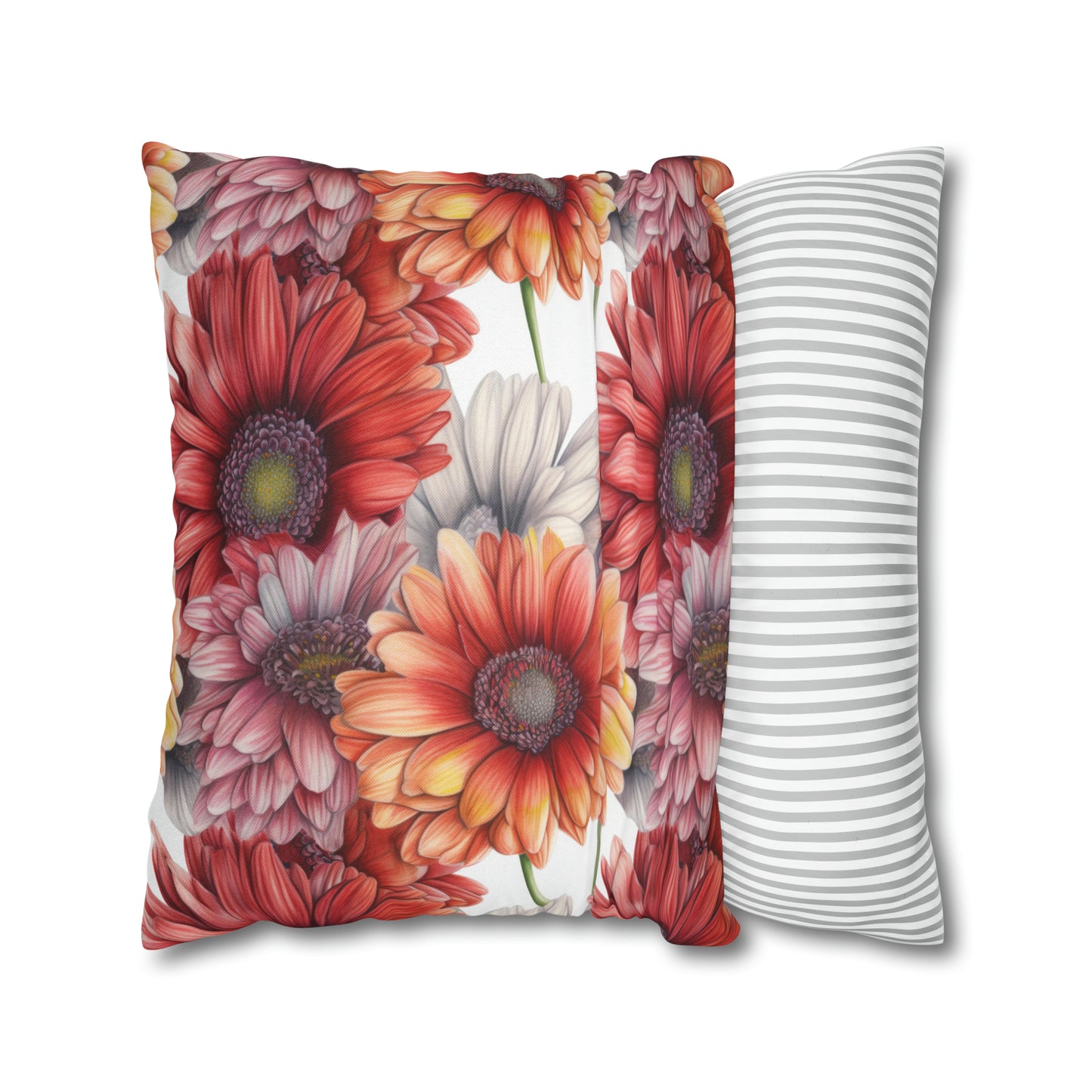 Daisies Square Pillow Case