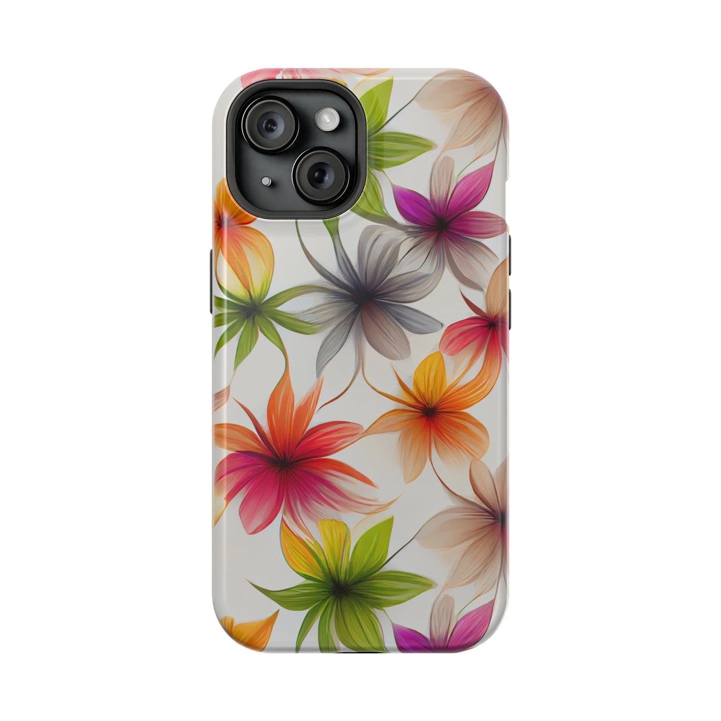 Floral Burst MagSafe Tough iPhone Case