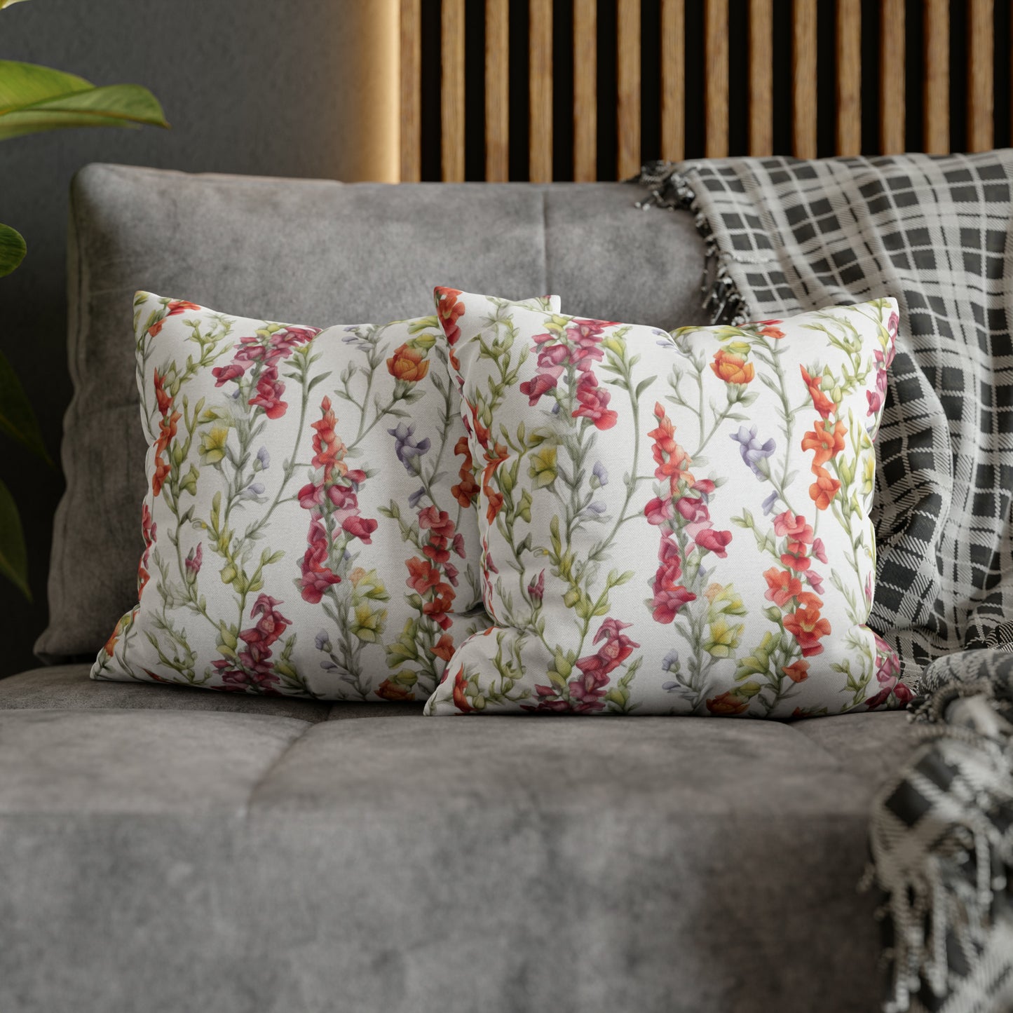 Snapdragons Square Pillow Case