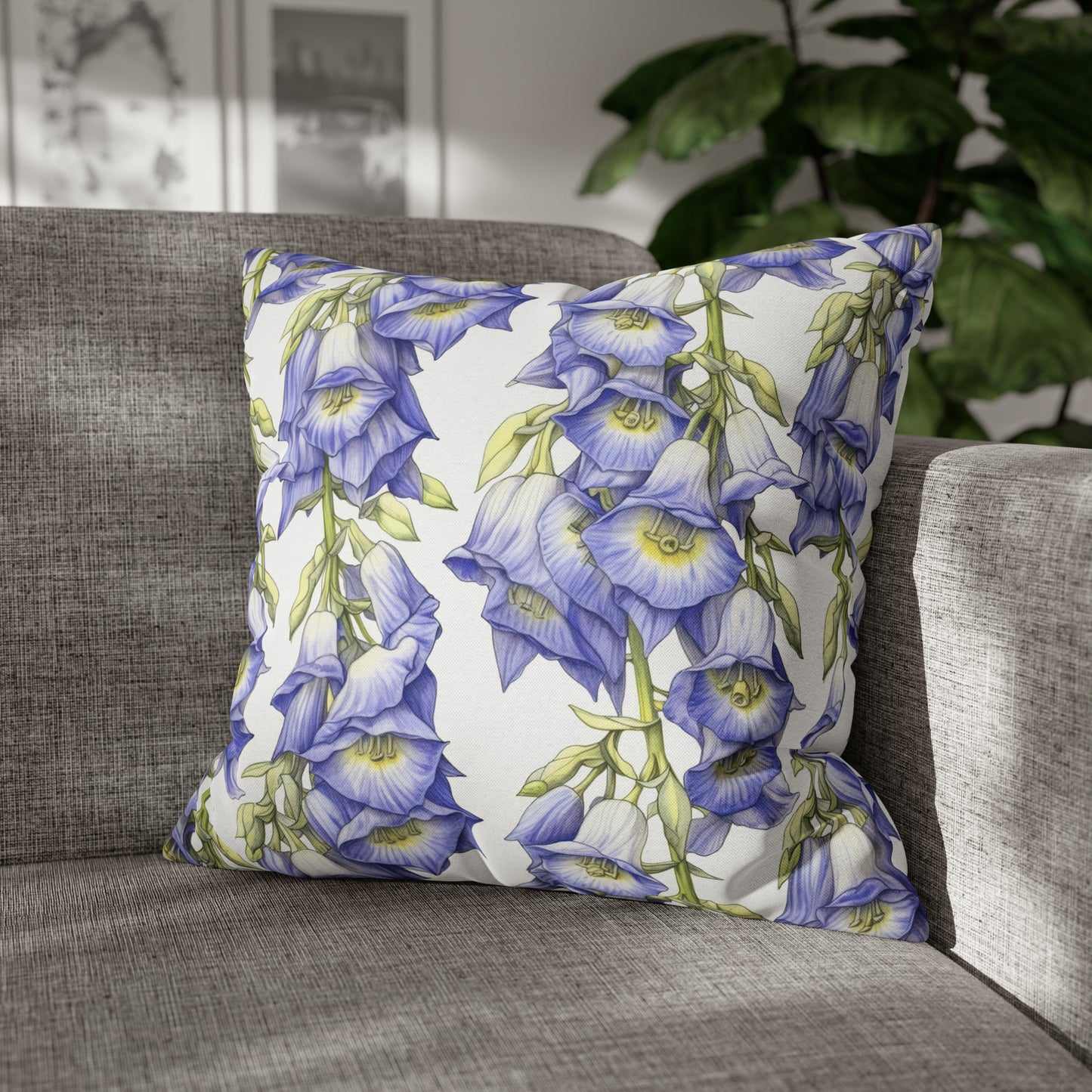 Delphinium Square Pillow Case