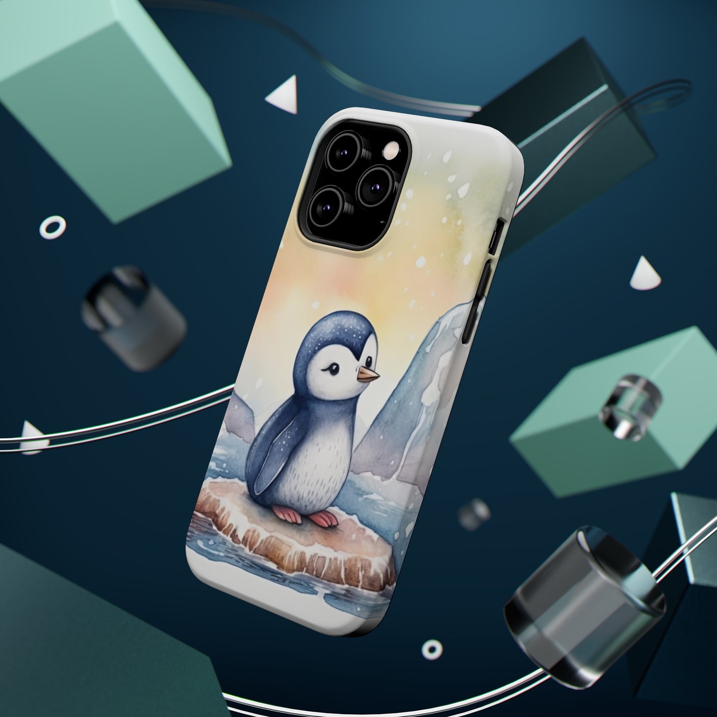 Cute Penguin MagSafe Tough iPhone Case