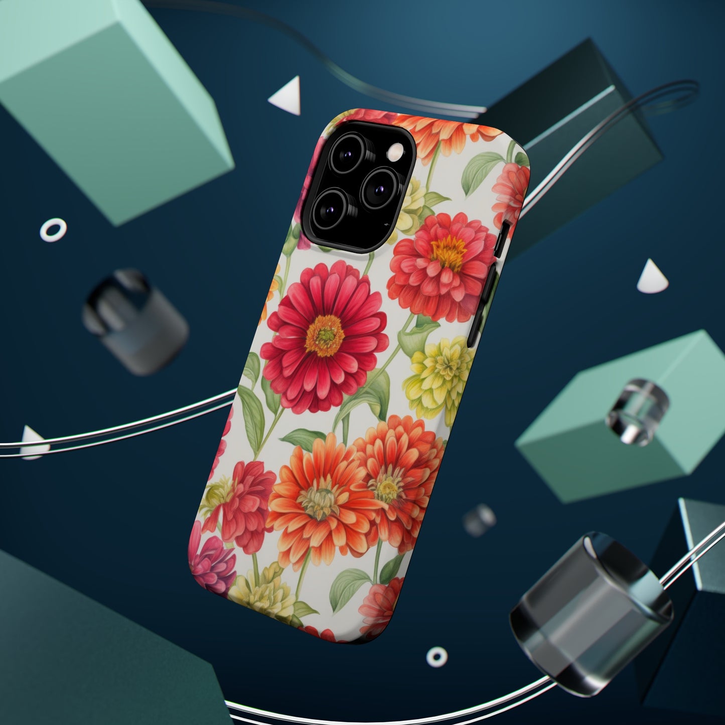 Zinnias MagSafe Tough iPhone Case