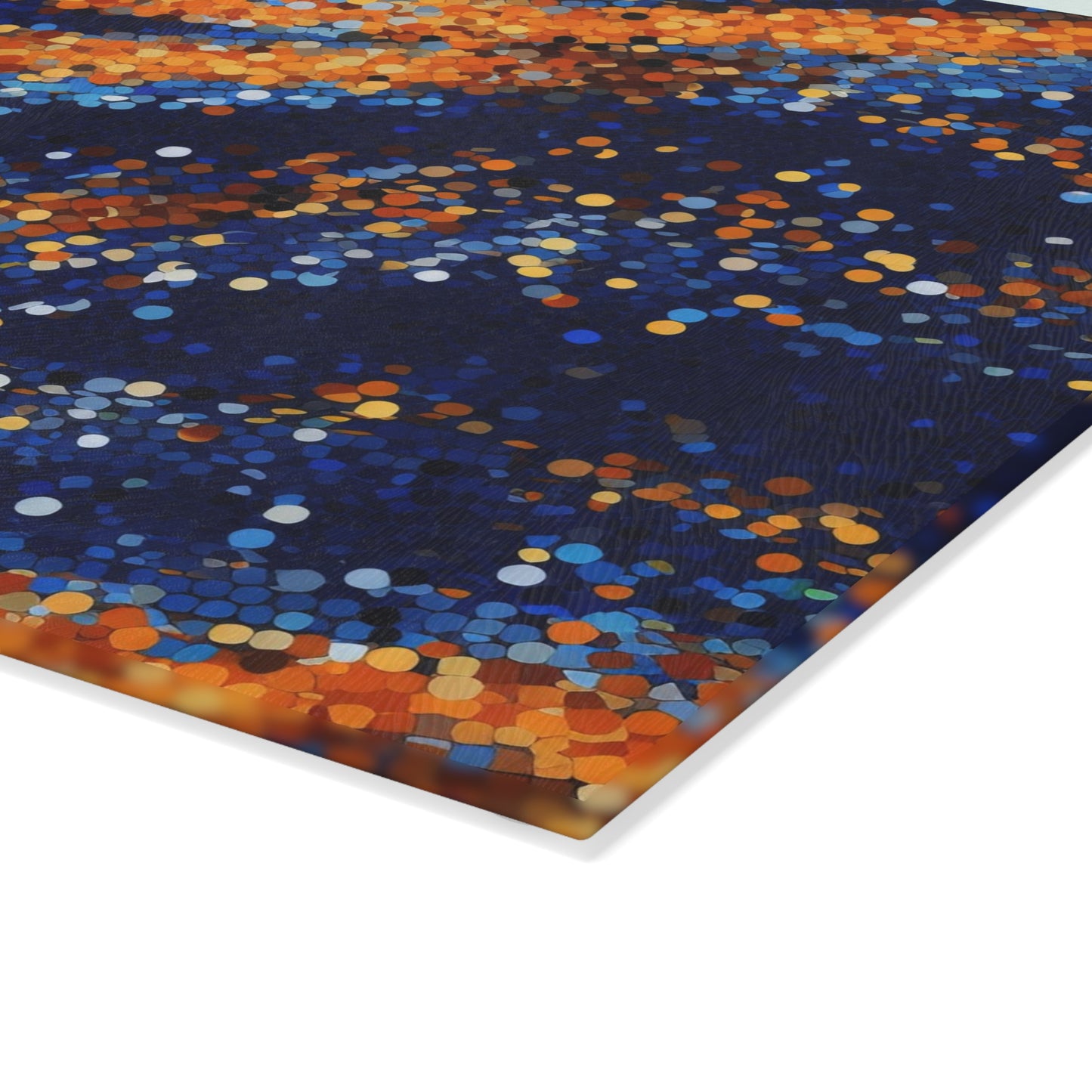 Goldfish in Water Mosaic Glass Cutting Board