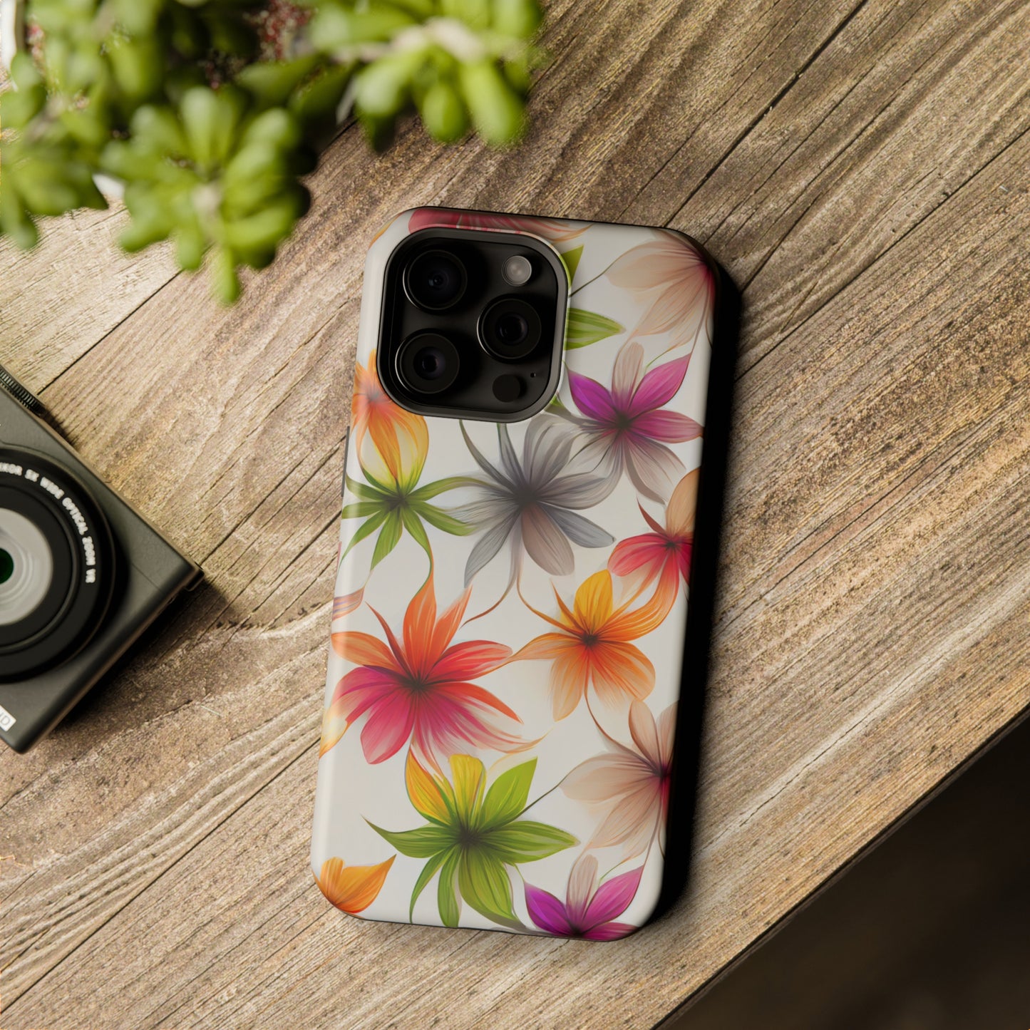 Floral Burst MagSafe Tough iPhone Case