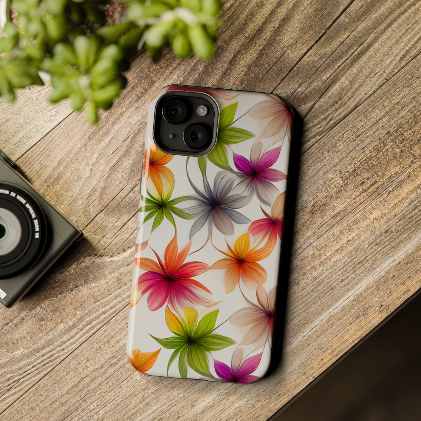 Floral Burst MagSafe Tough iPhone Case