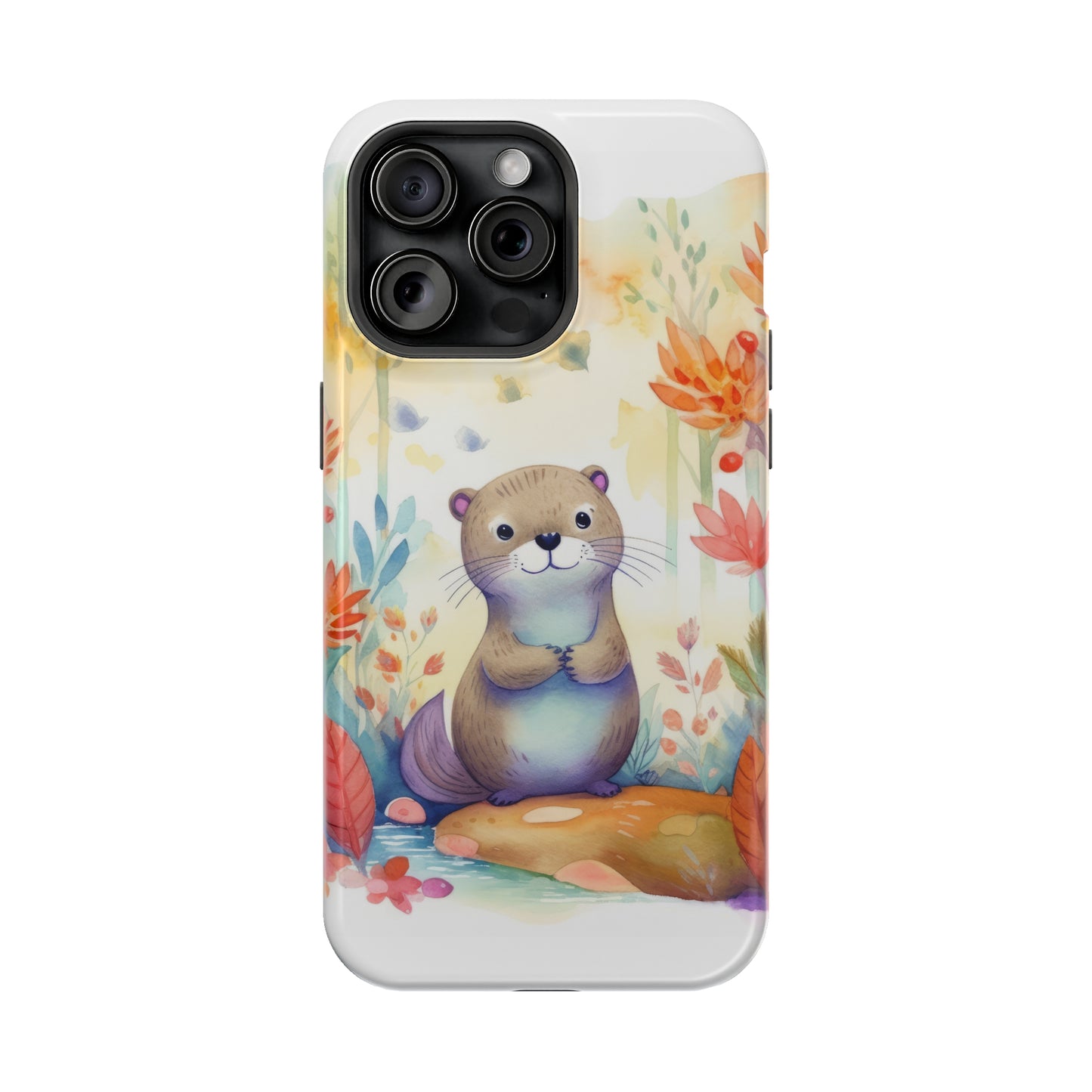 Cute Otter MagSafe Tough iPhone Case
