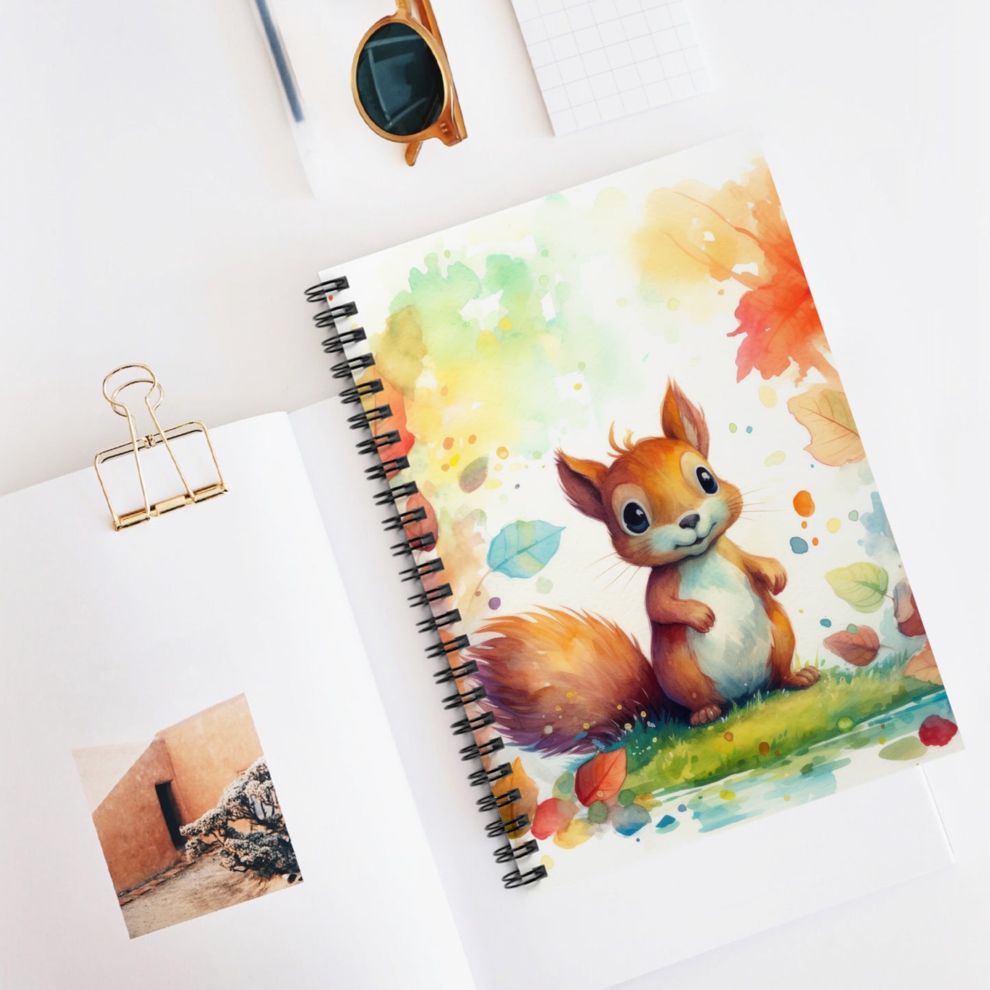 Squirrel Spiral Notebook - Ruled Line