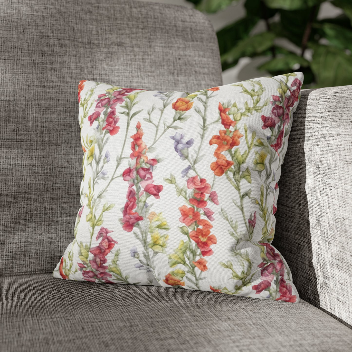 Snapdragons Square Pillow Case