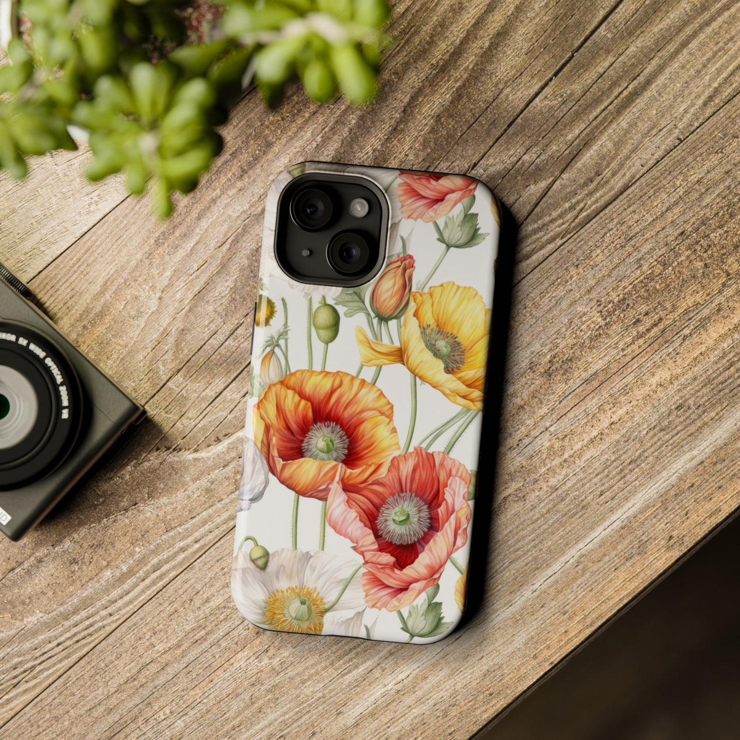 Iceland Poppies MagSafe Tough iPhone Case