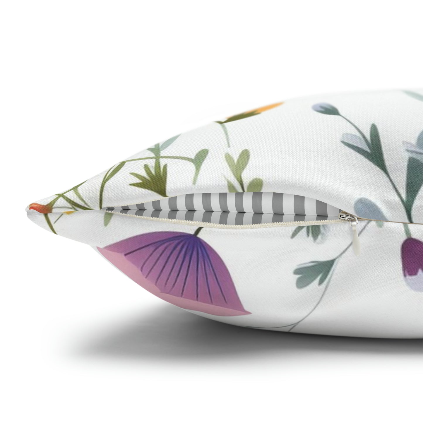 Dainty Wildflowers Square Pillow Case