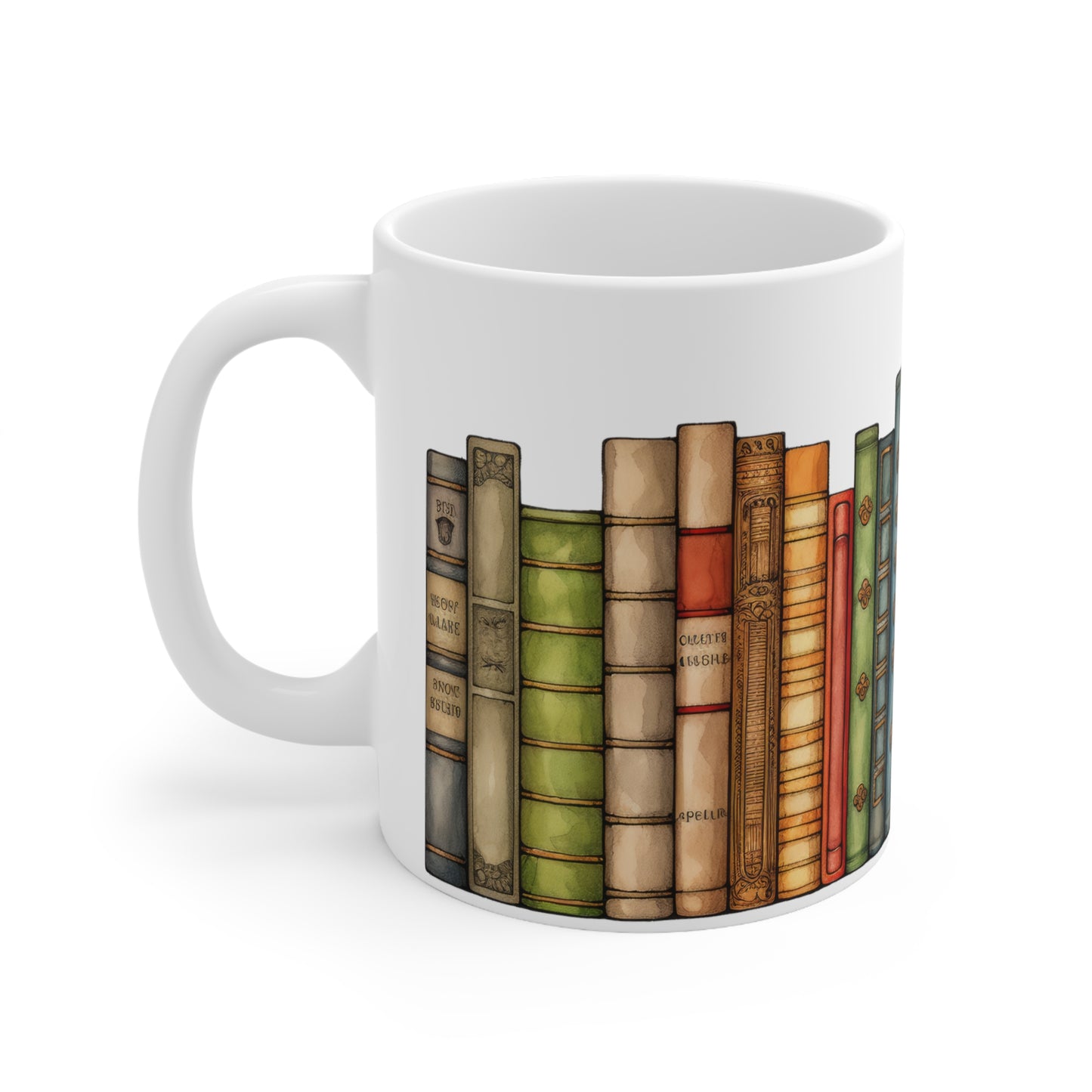 Book Library 11oz Mug