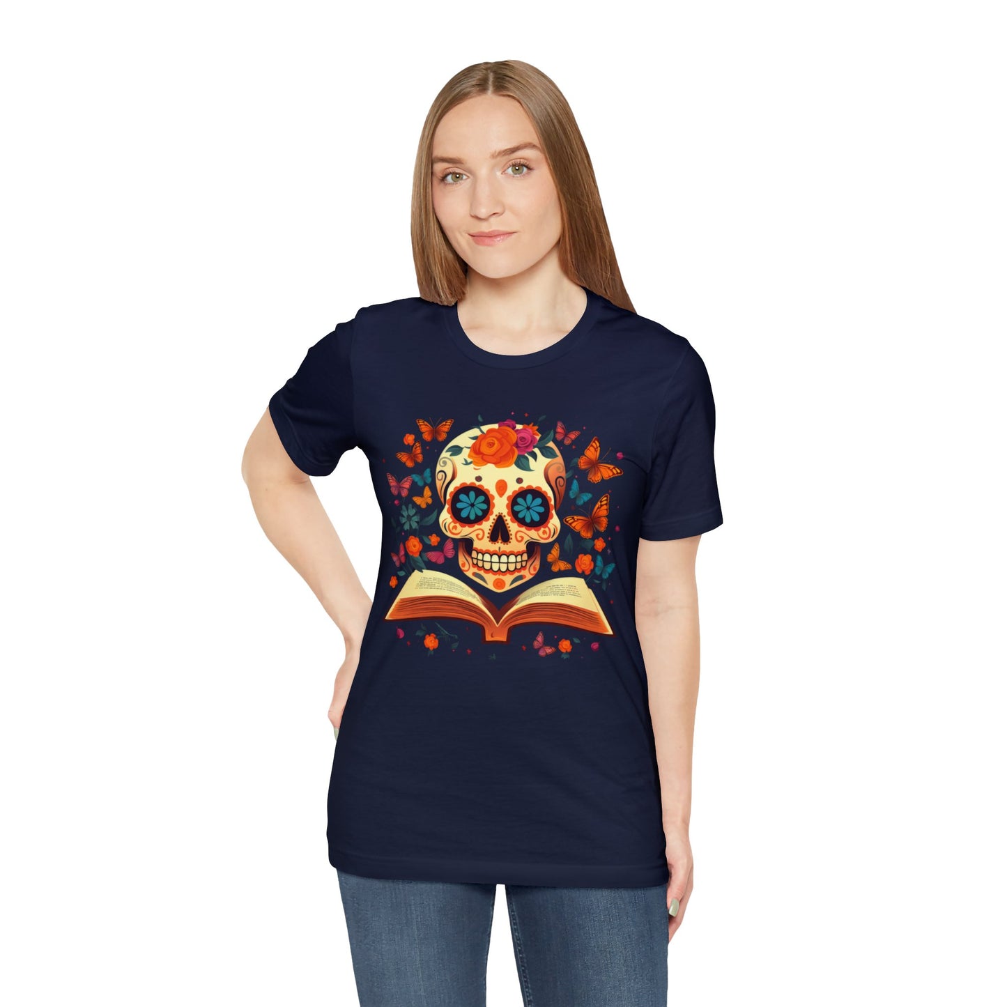 Dia de los Muertos Unisex Jersey Short Sleeve Tee