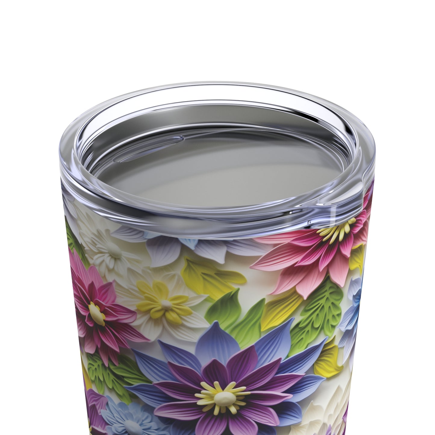Sculpted Passionflower Tumbler 20oz