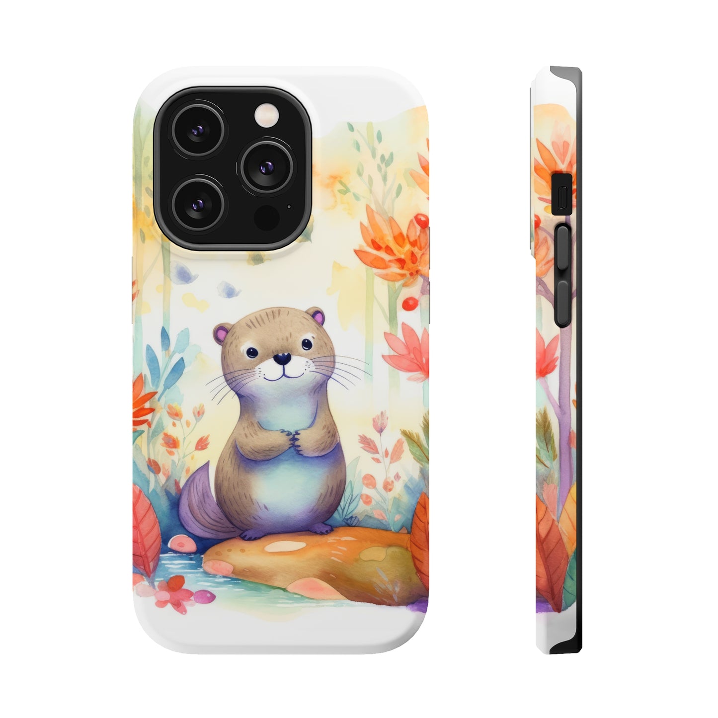 Cute Otter MagSafe Tough iPhone Case