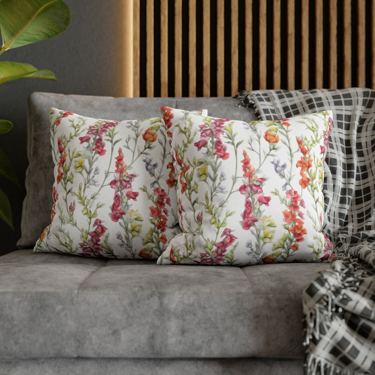 Snapdragons Square Pillow Case