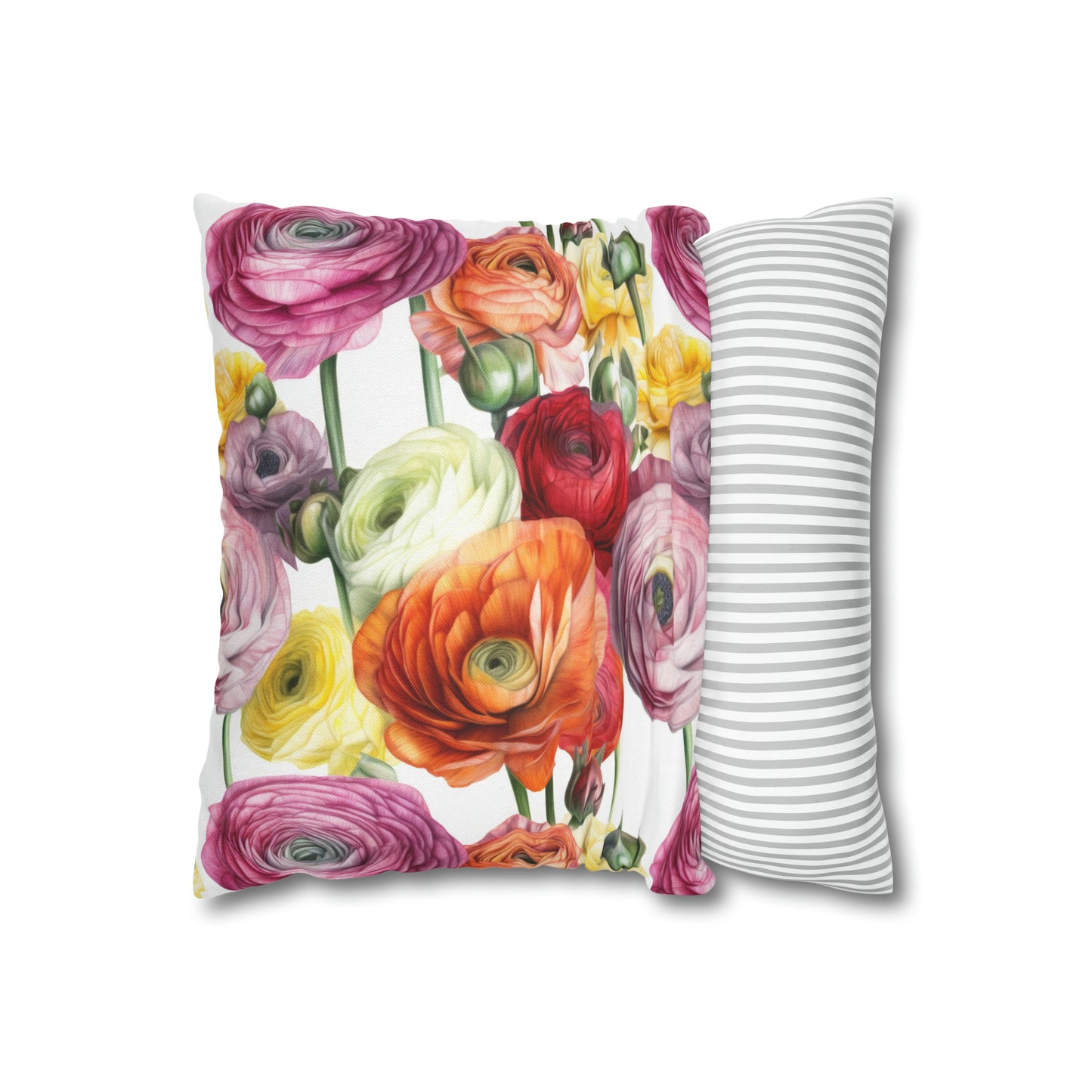 Ranunculus Square Pillow Case